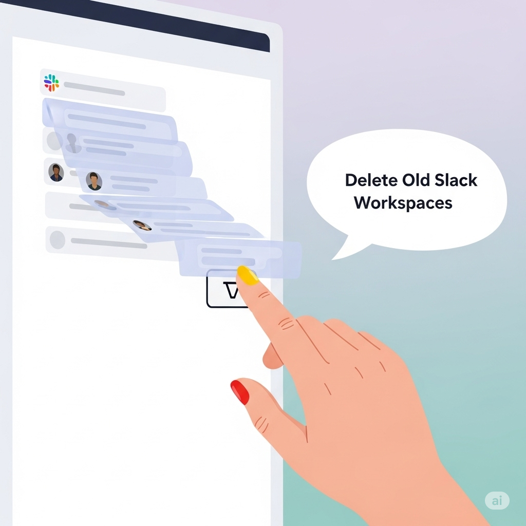 remove old Slack workspaces